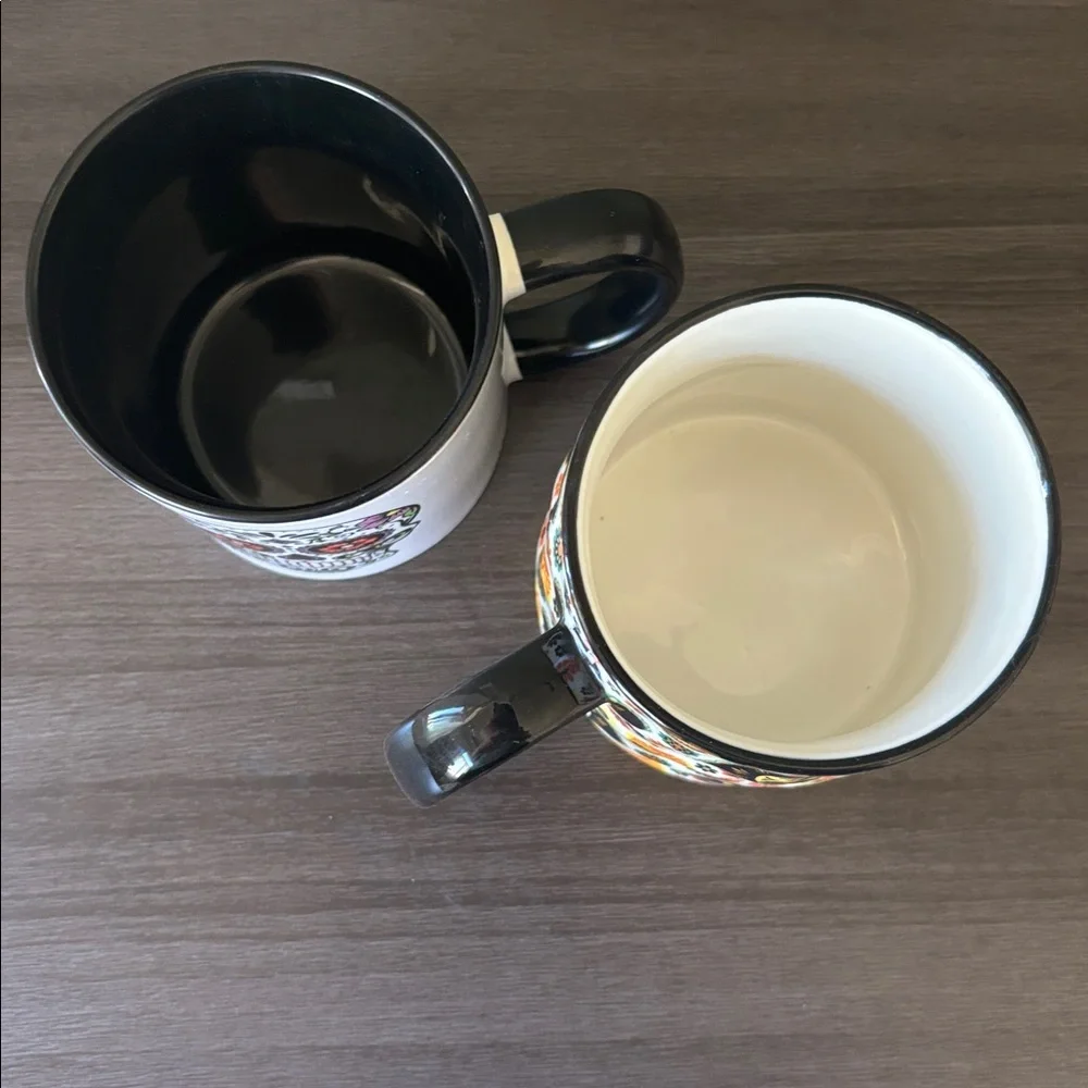 Two Sugar Skull Coffee Tea‎ Mugs NWT (2)